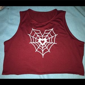 Spider Web Heart Cami